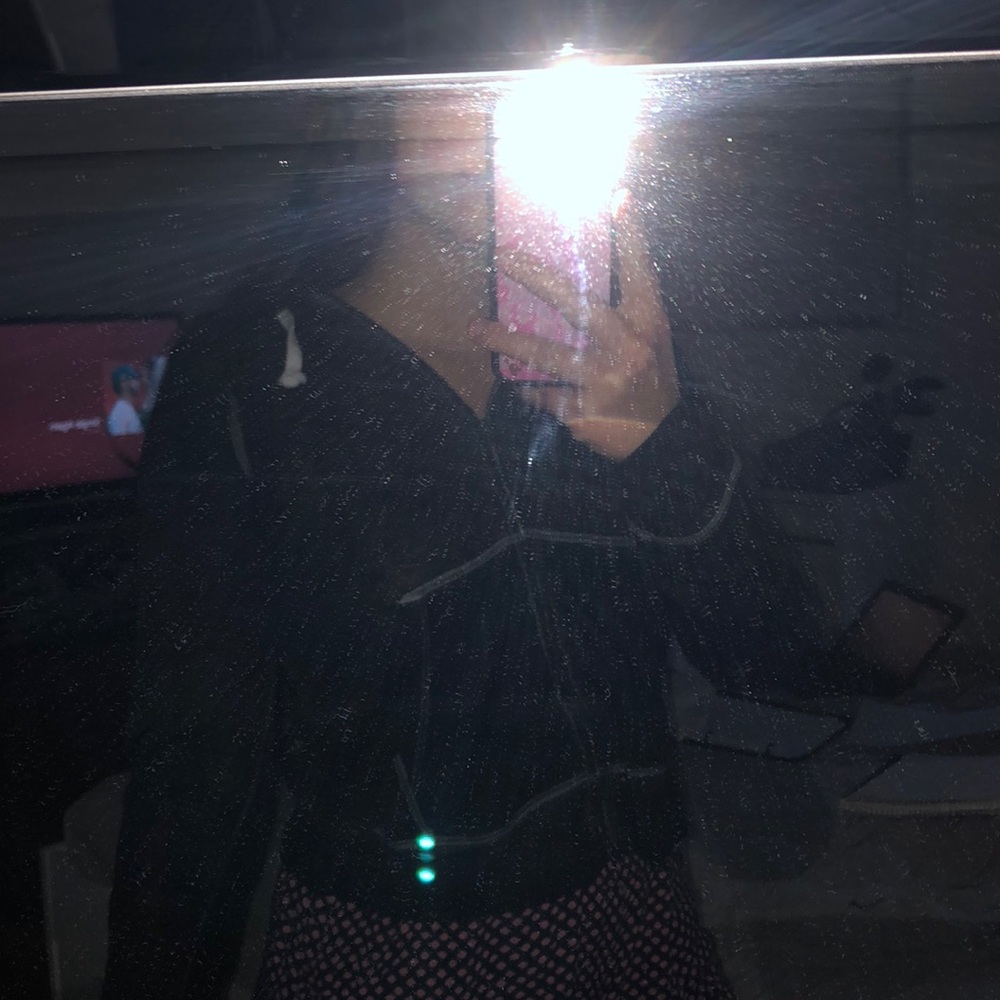 Blackish grey zip up Kohl’s hoodie!